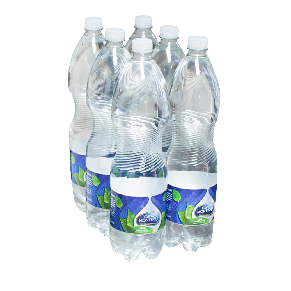 Agua natural Ciego Montero, 1.5 ml (6 unidades)