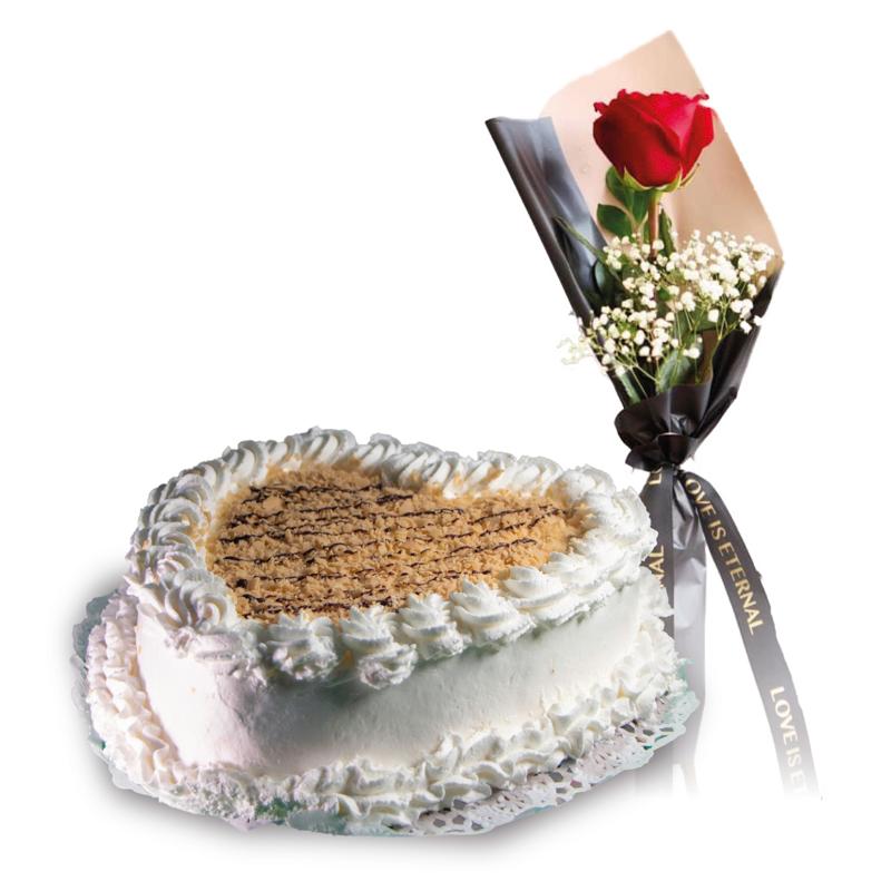 Tarta corazón + Regalo