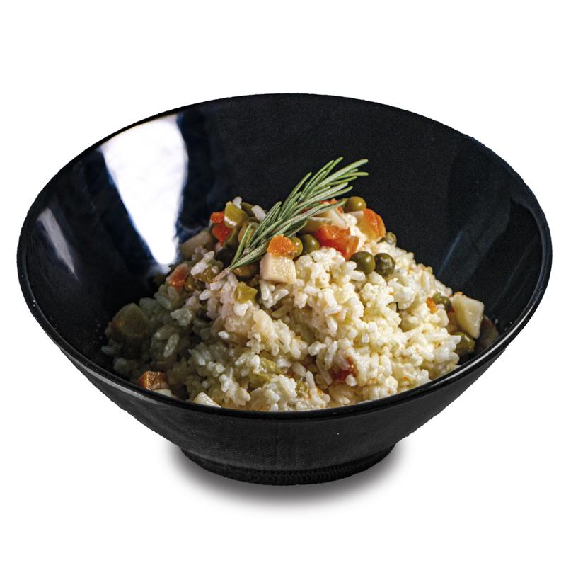 Risotto con vegetales